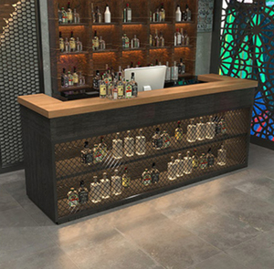 Comptoir de réception moderne de luxe en fibre de verre sur mesure, design incurvé artistique pour villa, salon, hall d'entrée - Product Image 5