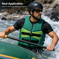 Gilet de sauvetage professionnel en PVC pour adulte, veste de flottabilité à séchage rapide et imperméable pour jet ski, rafting, natation et sports nautiques