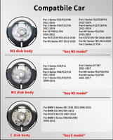 Volant de voiture en fibre de carbone personnalisé adapté aux modèles BMW F05 F07 F30 F10 F12 F15 F36 F20 F22 F25 F32 F36 M3 M5 E70 E90