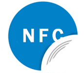 Étiquette de billet d'événement mini en papier anti-effraction, étanche, avec puce RFID NFC 215