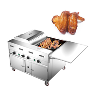 Four à rôtir rotatif vertical de canard de gaz professionnel/machine de gril de poulet/équipement de rôtisserie de poulet à vendre