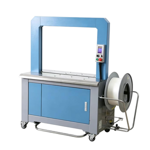 Q80K Model Built‑in Reel Automatic Strapping <b>Machine</b> Space Saving Belt <b>Binding</b> Machinery For Warehouse Packaging Line - Product Image 5