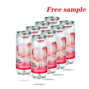 Halal vải có hương liệu thấp calo lọc đồ uống lấp lánh 350ml nhôm nắp vật nuôi bao bì 100% tinh khiết Elisha/nhãn hiệu riêng - Product Image 2