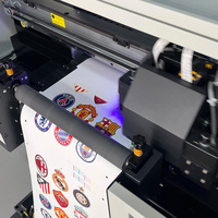 Imprimante d'étiquettes en TPU 3D texturées de 30 cm, machine d'impression textile de format A3, effet broderie, impression UV DTF en rouleau, imprimante d'autocollants