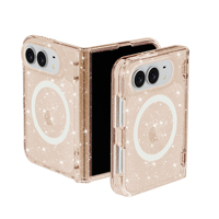 Étui de protection antichoc brillant pour iPhone Duo, coque de téléphone magnétique en PC rigide brillant compatible avec iPhone Duo