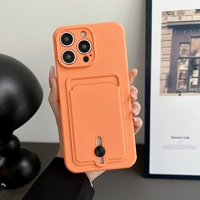 Étui de téléphone portefeuille en TPU pour iPhone 16 Pro Max, antichoc, avec emplacement pour cartes, étui de téléphone portable souple pour iPhone 11 12 13 14 15 16