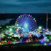 Grande roue de 50m pour parc d'attractions, à vendre, pour le carnaval