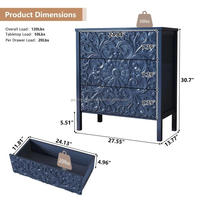 Gabinete decorativo Muebles para el hogar para sala de estar Decoración tibetana pintada Muebles vintage Armario Mueble de TV de madera maciza
