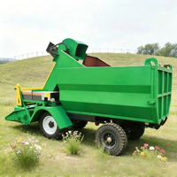 Camion à fumier diesel à couple élevé pour le transport lourd de bétail et de fumier de mouton, équipement de transport tout-terrain