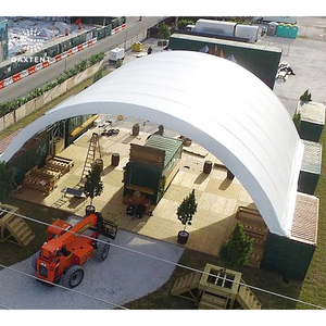 Đôi khung container PVC vận chuyển Bìa hệ thống mái vòm kho Lều nơi trú ẩn Sơn Đông rundbogen halle 8x6 quanset lều - Product Image 3