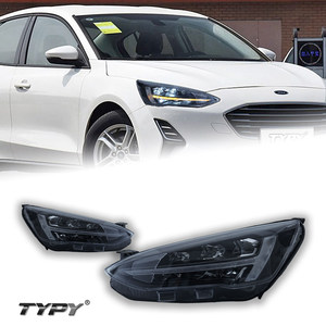 Conjunto de Faros Delanteros LED Modificados de 12V para Ford Focus 19-21, con Luz Diurna y Señal de Giro Dinámica - Product Image 1