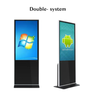 Tầng đứng kỹ thuật số biển Wifi 4K <span class=keywords><strong>LCD</strong></span> trong nhà màn hình quảng cáo dọc <span class=keywords><strong>AD</strong></span> miễn phí thường vụ kỹ thuật số Áp phích màn hình quảng cáo - Product Image 2