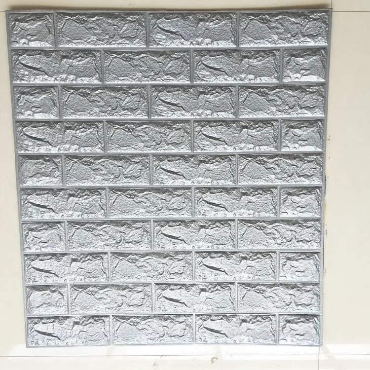 Cheap Self-Adhesive 3D Foam Wall Tiles Stick On Removable Wallpaper Diy Peshawar Wallpaper