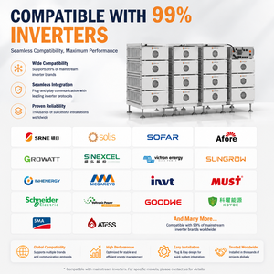 Système de Stockage d'Énergie Domestique Intelligent BMS WiFi 50kWh 60kWh Haute Tension LiFePO4 32kW avec Sauvegarde Solaire et Hors Réseau - Product Image 2
