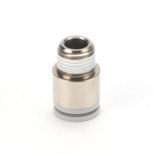 Conector Endotraqueal Tipo SMC KQ2S08-01/10-02, Conector Rápido Miniatura KJS04-M5, Conector Endotraqueal de Latón/Cobre - Product Image 2