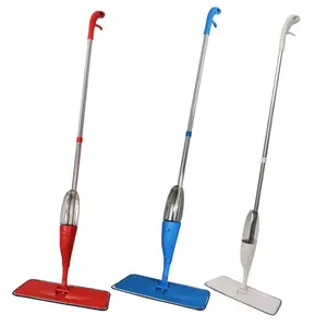 Fácil Handheld Água Microfibra Floor Cleaning Tool Rotatable 360 Graus Preguiçoso Spray Mop