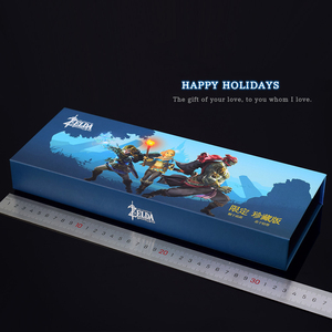 <span class=keywords><strong>Legend</strong></span> <span class=keywords><strong>of</strong></span> <span class=keywords><strong>Zelda</strong></span> Anime Peripheral Master Sword Enhanced 28cm Full Metal Crafts Caja de regalo personalizada Modelo de espada personalizada - Product Image 5