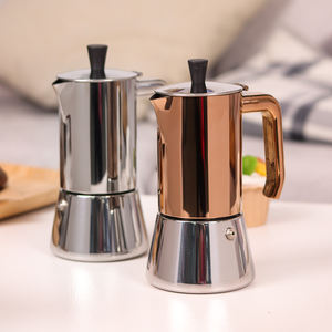 Machine à expresso Emode 6 tasses 430 en acier inoxydable écologique, <span class=keywords><strong>cafetière</strong></span> à eau bouillante, <span class=keywords><strong>cafetière</strong></span> en or rose - Product Image 6
