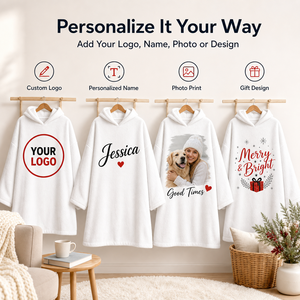 No moq 320gsm Sublimation Print Wearable <strong>Blanket</strong> Poncho Soft Fleece Flannel thick cozy Oversized Hoodie <strong>Blanket</strong> with Custom Logo - Product Image 4