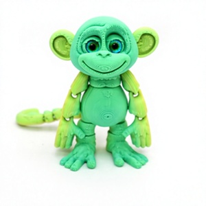 Figurine de singe imprimée en 3D, multi-articulée, amusante et abstraite, pour la décoration de la maison ou du bureau, accessoires, cadeau unique pour enfants - Product Image 1