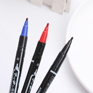 Double Headed Tattoo <b>Marker</b> Pen 10pcs Waterproof Fine Point <b>Permanent</b> Ink Skin Trace <b>Marker</b> Pen - Product Image 3