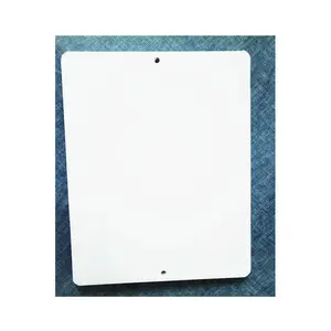 Tùy Chỉnh 8 "X 12" Bóng Trắng Thăng Hoa Dấu Hiệu Đường Phố Khoảng Trống Cá Nhân Kim Loại Bảng Dấu Hiệu Thăng Hoa Nhôm Kim Loại Ảnh Khoảng Trống