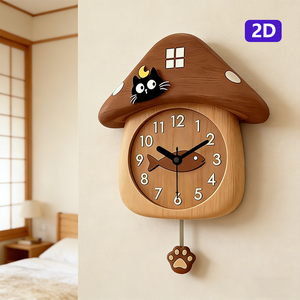 <span class=keywords><strong>Orologio</strong></span> <span class=keywords><strong>da</strong></span> <span class=keywords><strong>Parete</strong></span> in Acrilico a Forma di <span class=keywords><strong>Gatto</strong></span> 2D <span class=keywords><strong>con</strong></span> Pendolo - <span class=keywords><strong>Orologio</strong></span> Silenzioso Non Cronometrico per Soggiorno e Camera <span class=keywords><strong>da</strong></span> Letto - Product Image 2