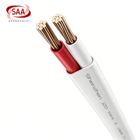 JZD SAA-Zertifiziertes Flachkabel mit Kupferkern und PVC-Ummantelung für Haushaltsgeräte, Audio, Beleuchtung, Stromsteuerung, Zwillings- und Erdungskabel