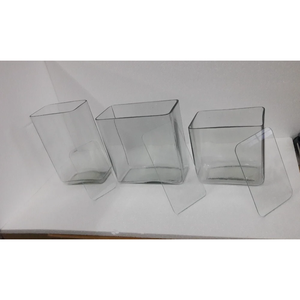 ขวดแก้วทรงสี่เหลี่ยมสำหรับใส่ตัวอย่าง - Product Image 1