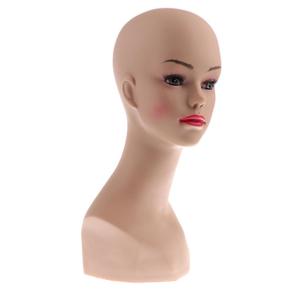 Modello di espositore per manichino donna realistica parrucca per la testa gonfiabile più dimensioni cappello gioielli occhiali sciarpa per la visualizzazione di accessori - Product Image 6