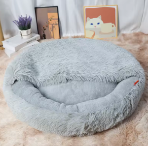 <span class=keywords><strong>Coussin</strong></span> de couchage <span class=keywords><strong>pour</strong></span> <span class=keywords><strong>chien</strong></span> en peluche moelleuse, <span class=keywords><strong>anti</strong></span>-anxiété, apaisant, antidérapant, respirant, écologique, <span class=keywords><strong>pour</strong></span> revendeurs en dropshipping - Product Image 2