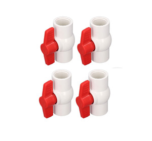 Vanne de contrôle de débit en spirale personnalisée et kit de raccord rapide pour conduites d'eau/gaz vanne à boisseau sphérique PVC - Product Image 4