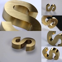 Logotipo 3D personalizado 3D LED retroiluminado marca señalización interior aluminio Metal canal letra para oficina empresa tienda al por menor
