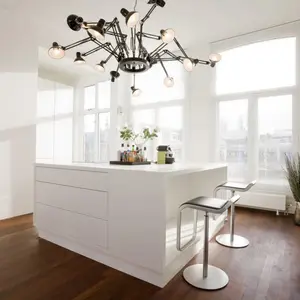 Simple Design White Color Kitchen Bar Designs Counter