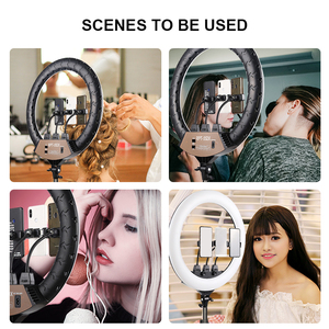 Đèn Vòng Chụp Ảnh Tự Sướng 22Inch Với Giá Đỡ Ba Chân Đèn Chụp Ảnh Đèn Vòng <span class=keywords><strong>Led</strong></span> Lấp Đầy 55Cm Kèm Giá Đỡ Điện Thoại - Product Image 5