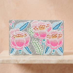 Nouveauté Designer fait à la main de luxe à la mode perlé fête de mariage pochette Glamour brodé Mini sac à main pour les femmes-Vente en gros - Product Image 3