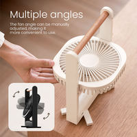 Ventilateur de table mini portable rechargeable IMYCOO avec logo personnalisé, vente en gros, batterie KC, USB, petit ventilateur de bureau