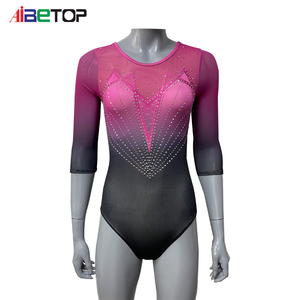 Лидер продаж <span class=keywords><strong>2026</strong></span>: Модные гимнастические купальники для девочек, размеры XXS-XL, дышащие, быстросохнущие, с возможностью нанесения логотипа - Product Image 6