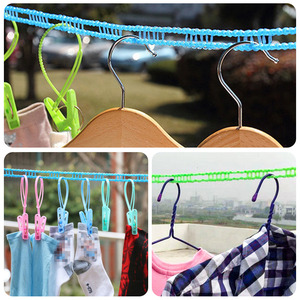 Tendedero Antideslizante 3M para Exteriores, Tendedero Retráctil Resistente al Viento, Cuerda para Tender Ropa, Herramientas para Secar Ropa en Campamentos - Product Image 4