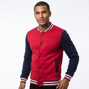 2025 Men's High Street Style Baseball <b>Jacket</b> Wine Red Menes <b>Slim</b> <b>Fit</b> College Varsity Design New Fashion - Product Image 1