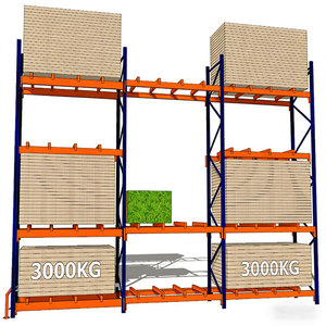 Estanterías y Racks de Almacenamiento de Metal Resistente <span class=keywords><strong>para</strong></span> Paletas de 800-4000 kg, <span class=keywords><strong>para</strong></span> Garaje, Fábrica y Almacén, Venta al Por Mayor - Product Image 1