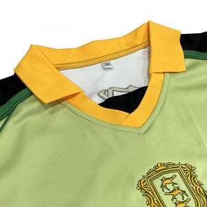 เสื้อฟุตบอลผ้าโพลีเอสเตอร์ตาข่ายแบบย้อนยุคเสื้อครอปไซส์ใหญ่พิเศษระบายอากาศได้ดี - Product Image 4