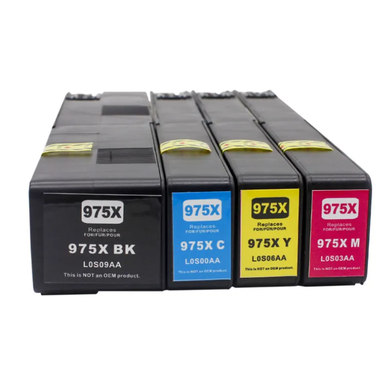 Compatible HP 975A 975X ink Cartridge For HP PageWide Pro 452dw 477dn 477dw 552dw 577dw 577z P55250dw ink 975X ink Cartridge