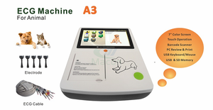 A3 12 chì thú y ECG máy với ECG cáp và điện cực cho động vật như chó, mèo, ngự<span class=keywords><strong>a</strong></span>, cừu vv. - Product Image 6