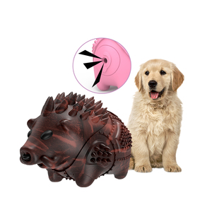 KINYU 2021 personalizzabile eco-friendly indistruttibile cane masticare giocattolo cigolante di gomma giocattolo per animali domestici - Product Image 2