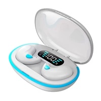 Earphone X55 Hotsale dengan Layar Digital, Suara Berkualitas Tinggi, Earbud Nirkabel untuk Olahraga