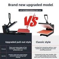 Presse à chaud manuelle 38x38cm pour l'impression de t-shirts, idéale pour les startups et petites entreprises, haute qualité, prix compétitif