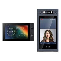 Système d'interphone vidéo IP à reconnaissance faciale, moniteur intérieur 7/8 pouces, caméra 2MP, SIP TCP/IP, visiophone pour immeuble d'appartements