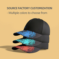 Gorra de Béisbol Personalizada de Alta Calidad Unisex de 6 Paneles con Logotipo Bordado, Visera Curva, Deportiva, Informal, Transpirable, Impermeable, 100% Algodón