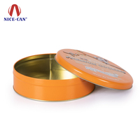 Boîte en fer blanc ronde pour gâteaux et bonbons, qualité alimentaire, pour biscuits au beurre danois, personnalisable, vente directe usine